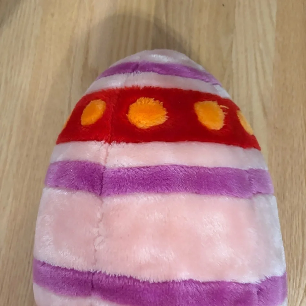 Easter Egg Large Plush Pink Decor Holiday Vintage